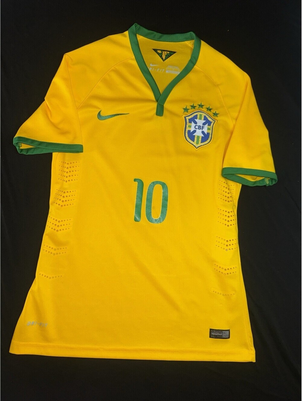 2014 Neymar Jr Brazil World Cup Jersey Size Women’s Small
